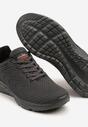 Ciemnoszare Buty Sportowe Sneakersy z Geometrycznym Wzorem Aranelora