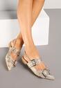 Sandale Print piele de șarpe