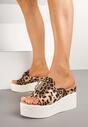 Papuci Imprimeu leopard