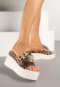 Papuci Imprimeu leopard