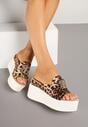 Papuci Imprimeu leopard