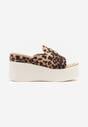Papuci Imprimeu leopard