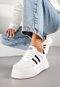 Sneakers Alb cu negru