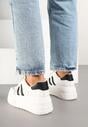 Sneakers Alb cu negru
