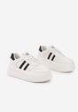 Sneakers Alb cu negru