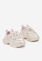 Pantofi sport Bej cu roz