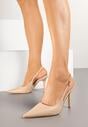 Pantofi stiletto Bej