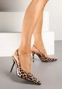 Pantofi stiletto Imprimeu leopard