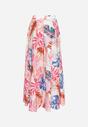 Pantaloni Alb cu roz