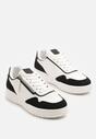 Sneakers Alb cu negru