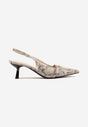 Sandale Print piele de șarpe