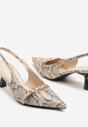 Sandale Print piele de șarpe