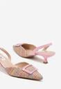 Pantofi cu toc Roz
