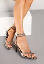 Pantofi stiletto Imprimeu leopard