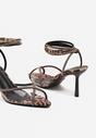 Pantofi stiletto Imprimeu leopard