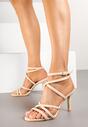 Pantofi stiletto Bej