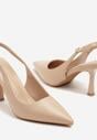 Pantofi stiletto Bej închis
