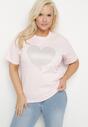 T-shirt Roz deschis