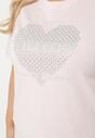 T-shirt Roz deschis