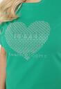 T-shirt Verde închis