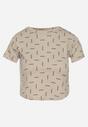 T-shirt Bej închis