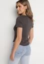 T-shirt Gri închis