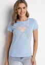 T-shirt Albastru deschis