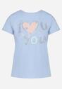 T-shirt Albastru deschis