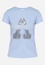 T-shirt Albastru deschis