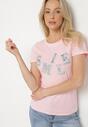 T-shirt Roz deschis
