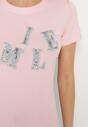 T-shirt Roz deschis