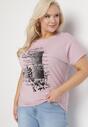 T-shirt Mov deschis