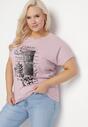 T-shirt Mov deschis