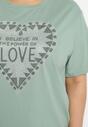 T-shirt Verde deschis