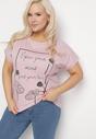 T-shirt Mov deschis