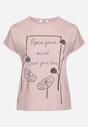 T-shirt Mov deschis