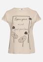 T-shirt Bej închis