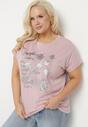 T-shirt Mov deschis