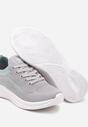 Sneakers Gri cu verde mentă