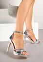 Pantofi stiletto Argintii
