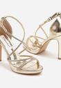 Pantofi stiletto Aurii