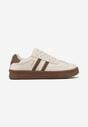 Sneakers Bej cu maro