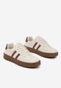 Sneakers Bej cu maro