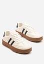 Sneakers Bej cu bleumarin