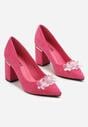 Pantofi cu toc Roz