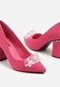 Pantofi cu toc Roz