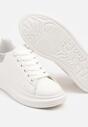 Sneakers Alb cu argintiu