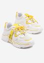 Sneakers Alb cu galben