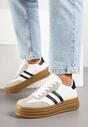 Sneakers Alb cu negru