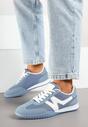 Niebieskie Sneakersy w Stylu Kultowych Tenisówek Tultia